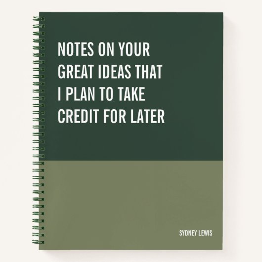 ノートおもしろいブック、Snarkyの書パッドジャーナル、メモ ノートブック (正面)