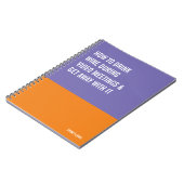 ノートおもしろいブック、Snarkyの書パッドジャーナル、メモ ノートブック (左側)