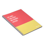 ノートおもしろいPCユーモアのあるのPad Journal書、 ノートブック (右側)