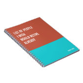 ノートおもしろいPCユーモアのある書、Pad Journal、メモ ノートブック (右側)