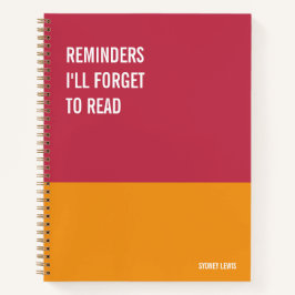 ノートおもしろいPCユーモアのある書、Pad Journal、メモ ノートブック