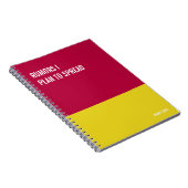 ノートおもしろいPCユーモアのある書、Pad Journal、メモ ノートブック (右側)