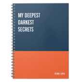 ノートおもしろいPCユーモアのある書、Pad Journal、メモ ノートブック (正面)