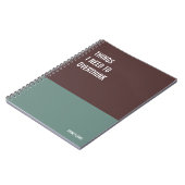 ノートおもしろいPCユーモアのある書、Pad Journal、メモ ノートブック (左側)