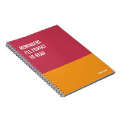 ノートおもしろいPCユーモアのある書、Pad Journal、メモ ノートブック (右側)