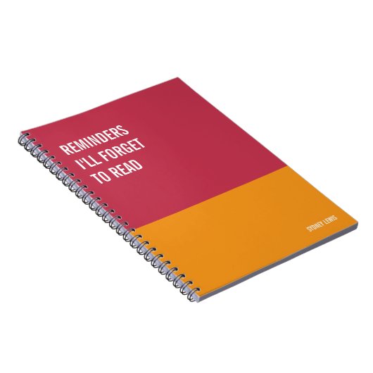 ノートおもしろいPCユーモアのある書、Pad Journal、メモ ノートブック (右側)