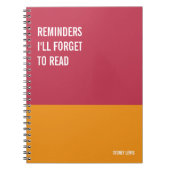 ノートおもしろいPCユーモアのある書、Pad Journal、メモ ノートブック (正面)