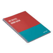 ノートおもしろいPCユーモアのある書、Pad Journal、メモ ノートブック (右側)