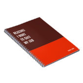 ノートおもしろいPCユーモアのある書、Pad Journal、メモ ノートブック (右側)