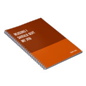 ノートおもしろいPCユーモアのある書、Pad Journal、メモ ノートブック (右側)