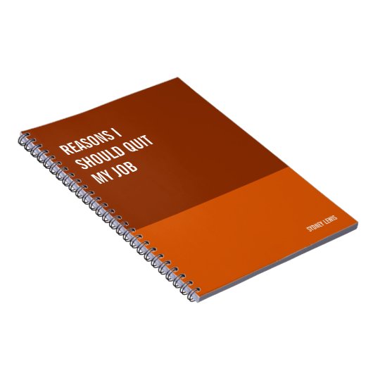 ノートおもしろいPCユーモアのある書、Pad Journal、メモ ノートブック (右側)