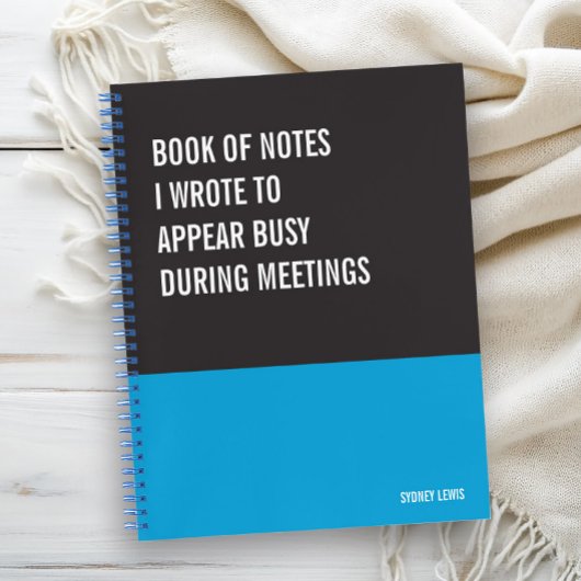 ノートおもしろいPCユーモアのある書、Pad Journal、メモ ノートブック