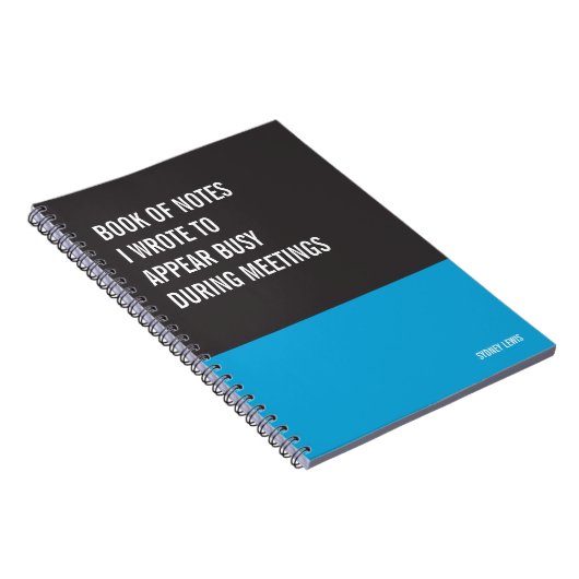 ノートおもしろいPCユーモアのある書、Pad Journal、メモ ノートブック (右側)