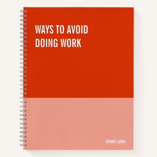 ノートおもしろいPCユーモアのある書、Pad Journal、メモ ノートブック (正面)