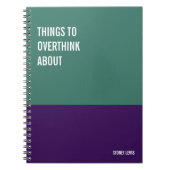 ノートおもしろいPCユーモアのある書、Pad Journal、メモ ノートブック (正面)