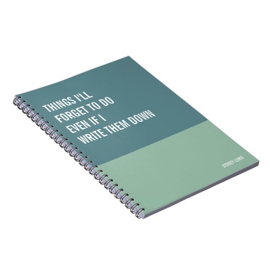 ノートおもしろいPCユーモアのある書、Pad Journal、メモ ノートブック (右側)