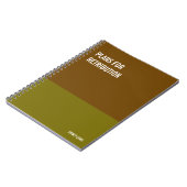 ノートおもしろいPCユーモアのある書、Pad Journal、メモ ノートブック (左側)