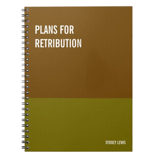 ノートおもしろいPCユーモアのある書、Pad Journal、メモ ノートブック (正面)