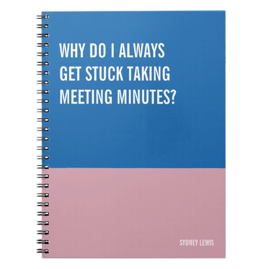 ノートおもしろいPCユーモアのある書、Pad Journal、メモ ノートブック (正面)