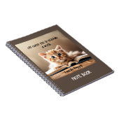 ノートかわいこちゃんパイ読猫の本 ノートブック (右側)
