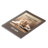 ノートかわいこちゃんパイ読猫の本 ノートブック (左側)