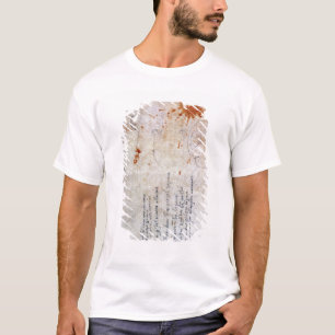 ノートが付いている壷そして姿のスケッチ Tシャツ