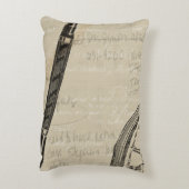 ノートとの万年筆そしてWatchface アクセントクッション (裏面(縦))