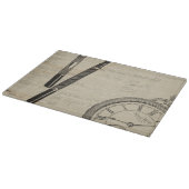 ノートとの万年筆そしてWatchface カッティングボード (角)