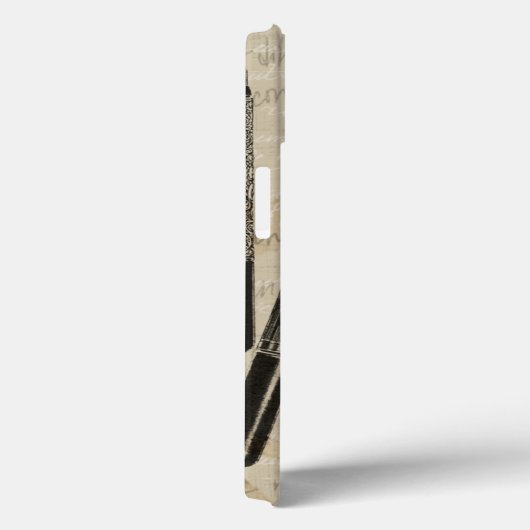 ノートとの万年筆そしてWatchface Case-Mate iPhoneケース (裏面 / 右)