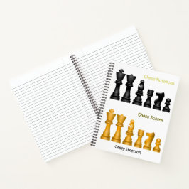 ノートとス遊コアのチェスデザイン ノートブック