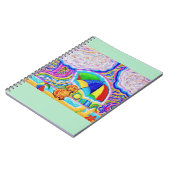 ノートに書かれた犬 ノートブック (左側)