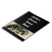 ノートのかわいいおもしろいのブライダルシャワーのアドバイスの来客名簿 ノートブック (左側)