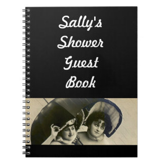ノートのかわいいおもしろいのブライダルシャワーのアドバイスの来客名簿 ノートブック