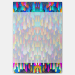 ノートのカラフルなデジタルに芸術のはねかけること ポストイット