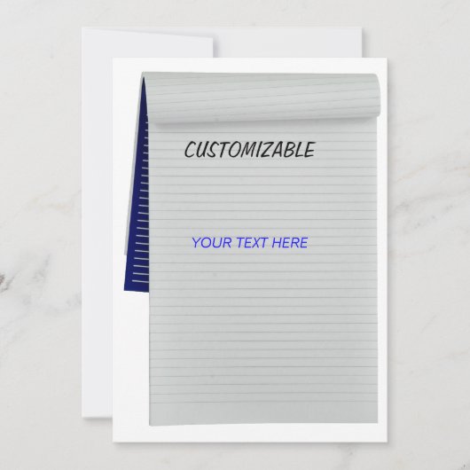 ノートのノート-ブランク ノートカード (正面)