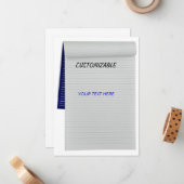 ノートのノート-ブランク ノートカード (正面/裏面インサイチュ)