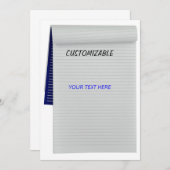 ノートのノート-ブランク ノートカード (正面/裏面)