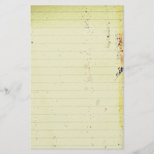 ノートのペーパー文房具 便箋 (正面)