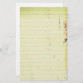 ノートのペーパー文房具 便箋 (正面/裏面)