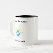 ノートのマグのBluzkat ツートーンマグカップ (正面左)