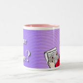 ノートのマグ2を取って下さい ツートーンマグカップ (中央)