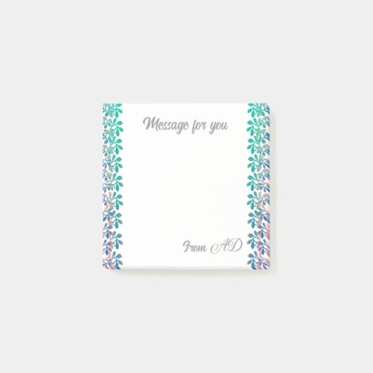 ノートのメッセージ ポストイット (正面)