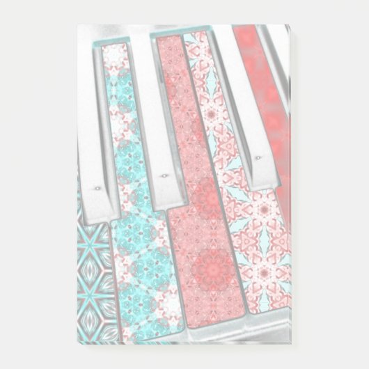 ノートの万華鏡のように千変万化するパターン ポストイット (正面)