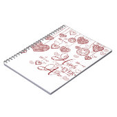 ノートの後ずっと楽しそうに二枚舌を巻く ノートブック (左側)