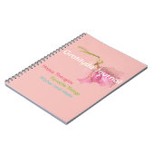 ノートの感謝ジャーナル ノートブック (左側)