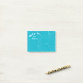 "ノートの時間"の名前入りなポスト・イット ポストイット (デスク上)