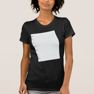 ノートの紙 Tシャツ