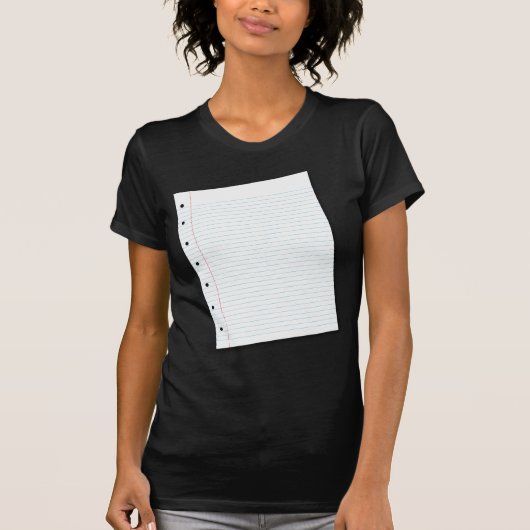 ノートの紙 Tシャツ (正面)