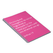 ノートの聖書の詩 ノートブック (右側)