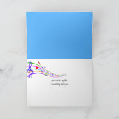 ノートの音楽ノートのみ カード (内部)